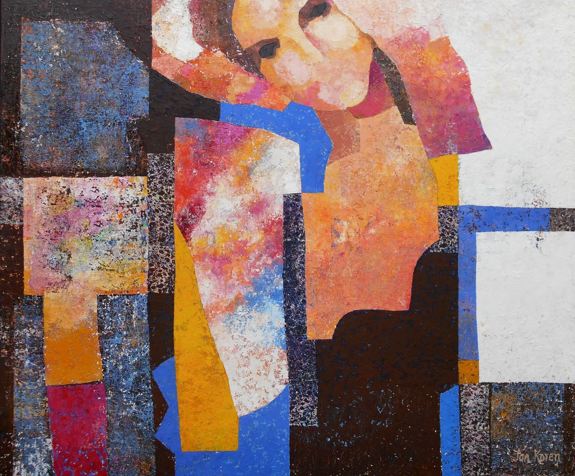 Vrouw abstract 2